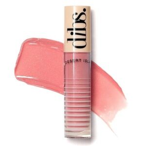 NIB Dibs Go To Glossy Balm Lip Gloss Topper in Effortless Pink 7.4ml